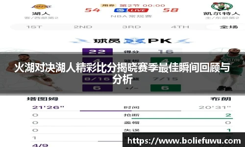 火湖对决湖人精彩比分揭晓赛季最佳瞬间回顾与分析